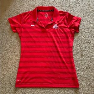 Nike Dri-fit Ohio State Golf Polo